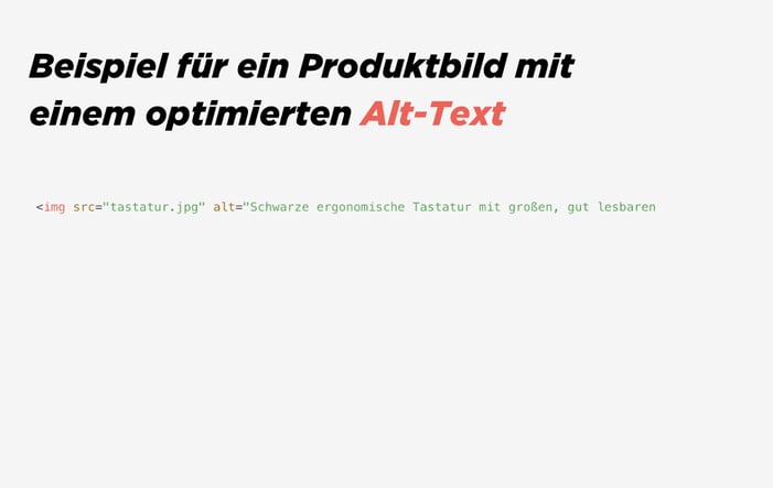 Beispiel SEO Alt Text bei Produkten